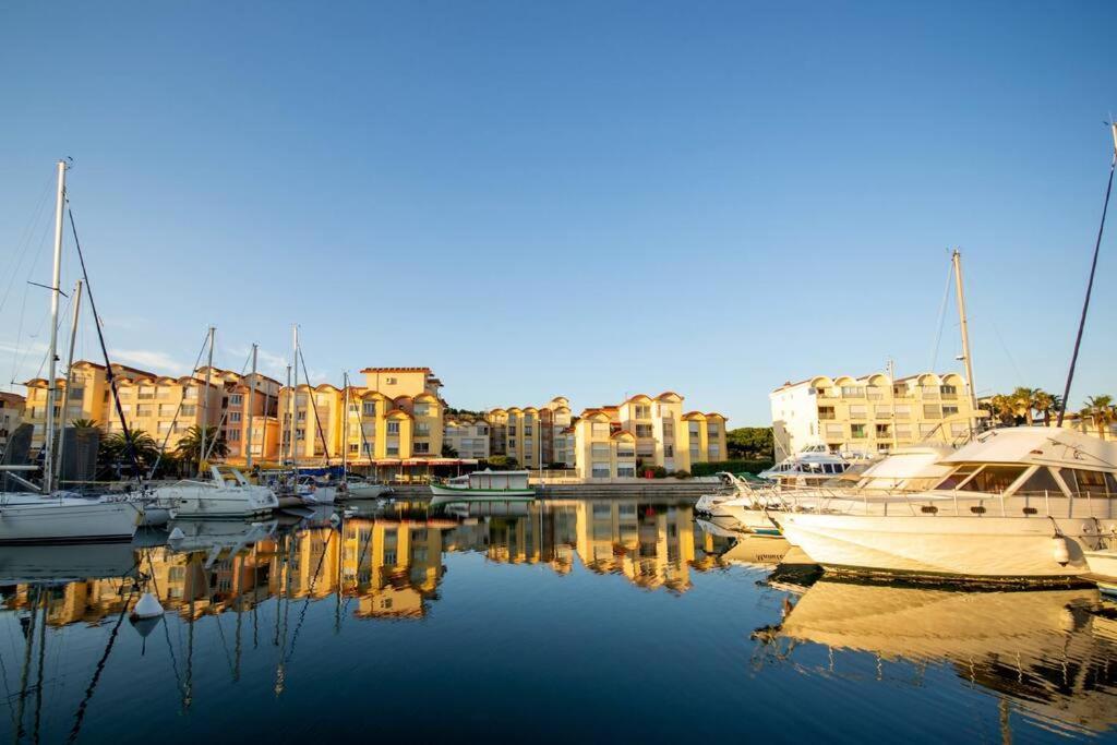 Mer Veilleuse Gruissan - Clim - Piscine Exteriér fotografie